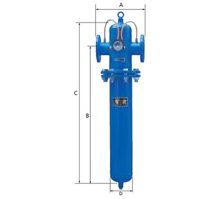 Filtri dell' aria compressa flangiati, Grado di filtrazione XF5